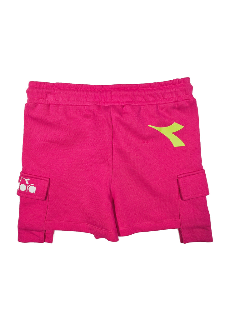 Short felpa fuxia per bambina - Primamoda kids