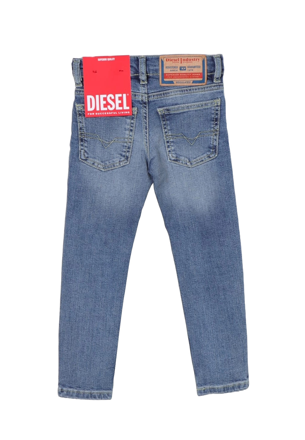 Jeans blu denim per bambino