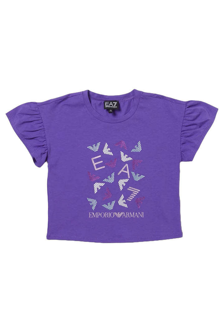 T-shirt viola per bambina