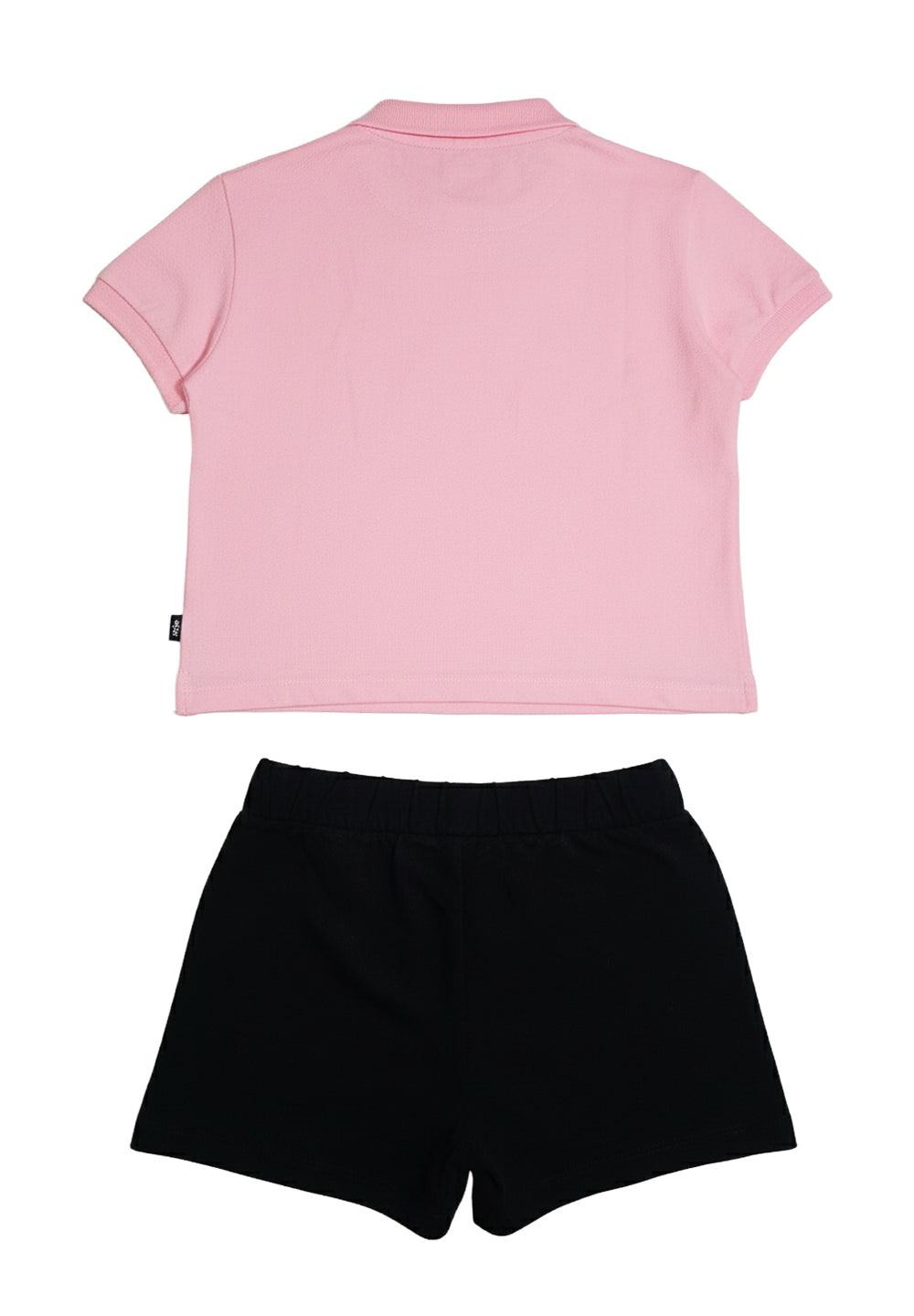 Completo rosa-nero per bambina