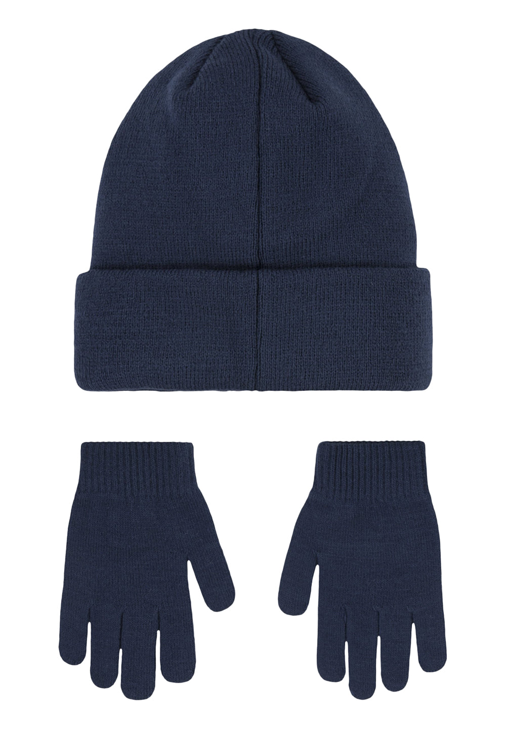 Set cappello + guanti blu per bambino