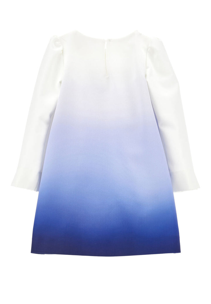 White-blue dress for girls