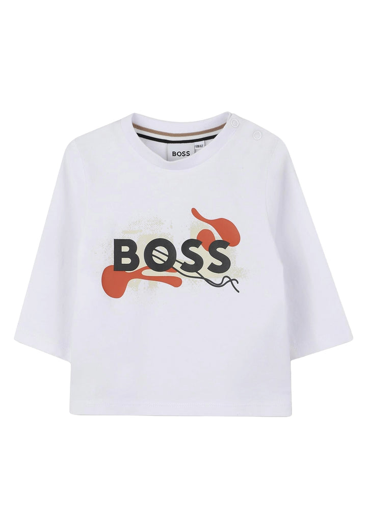 T-shirt bianca per neonato
