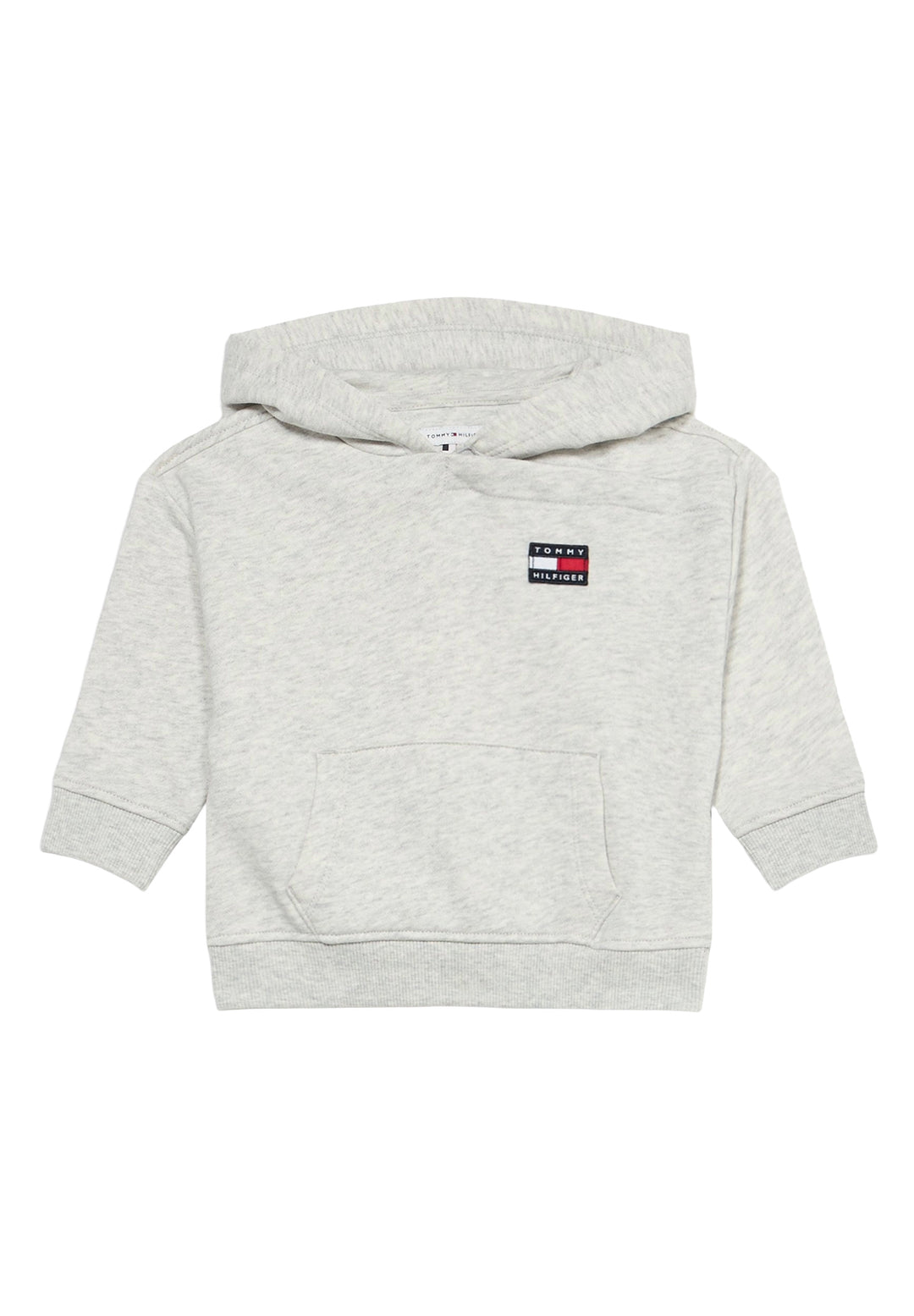 Felpa cappuccio grigia per bambino
