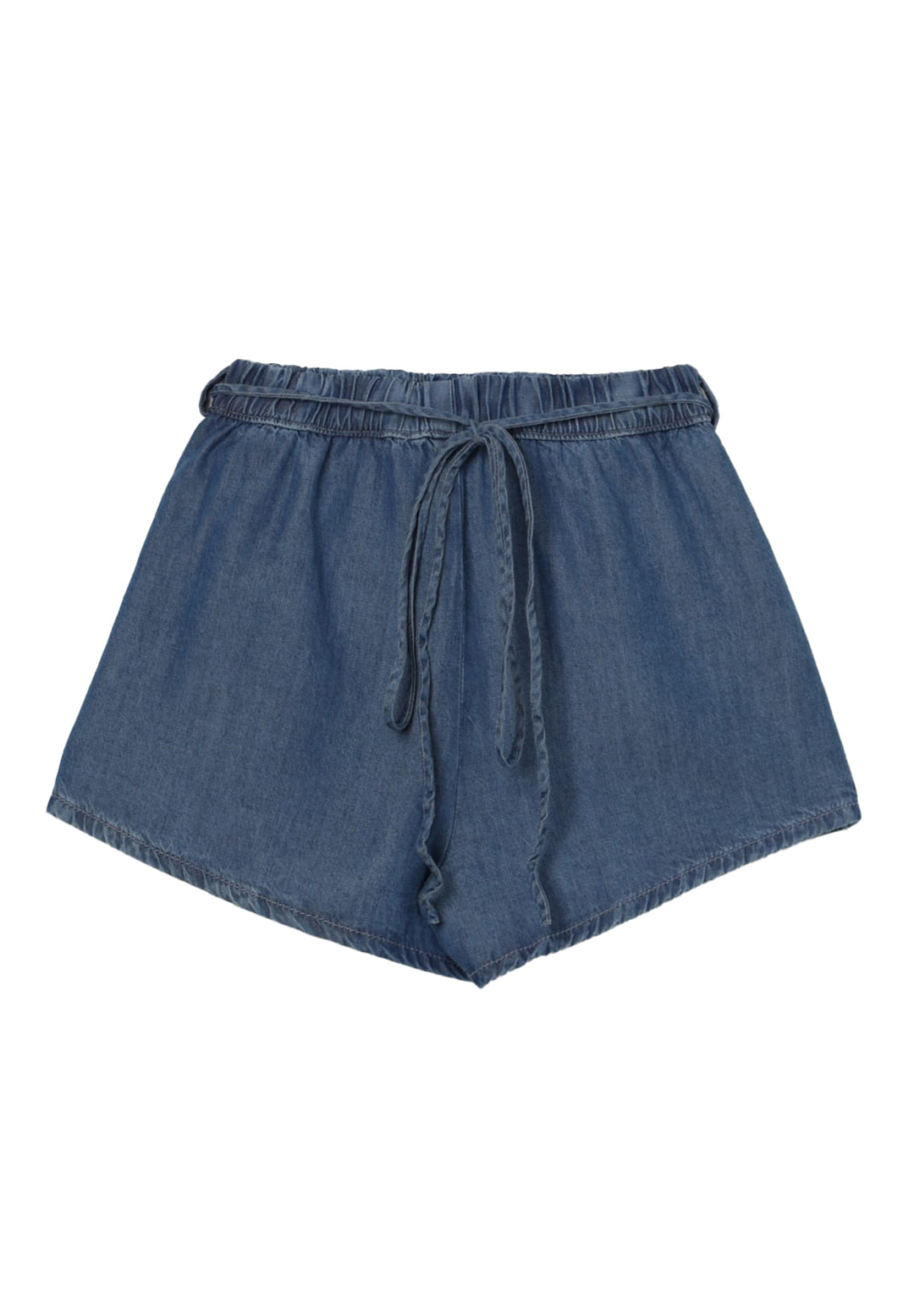 Short blu denim per bambina