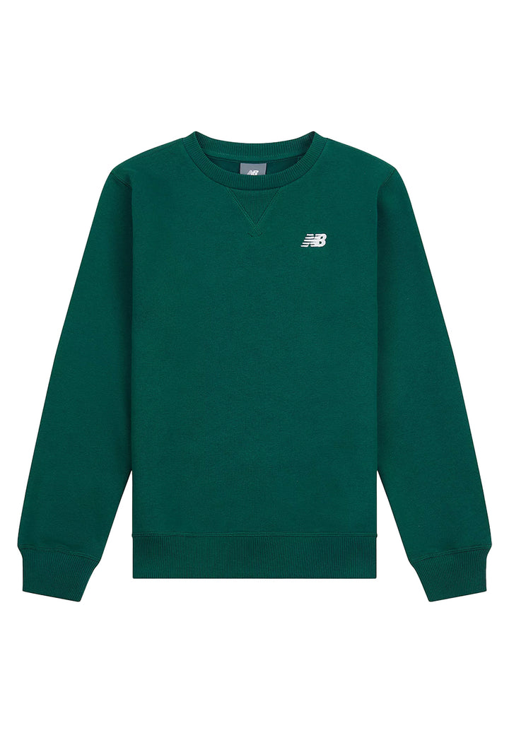 Green crewneck sweatshirt for boy