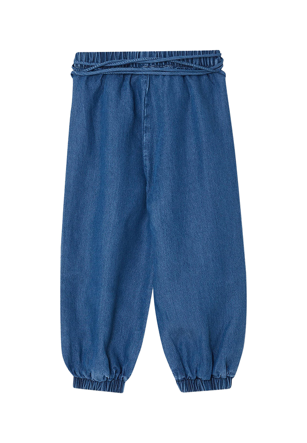 Short blu denim per bambina