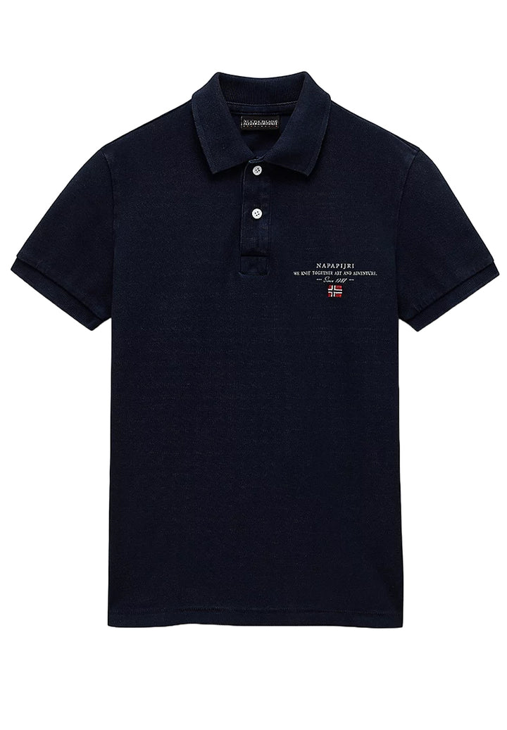 Polo blu navy per bambino