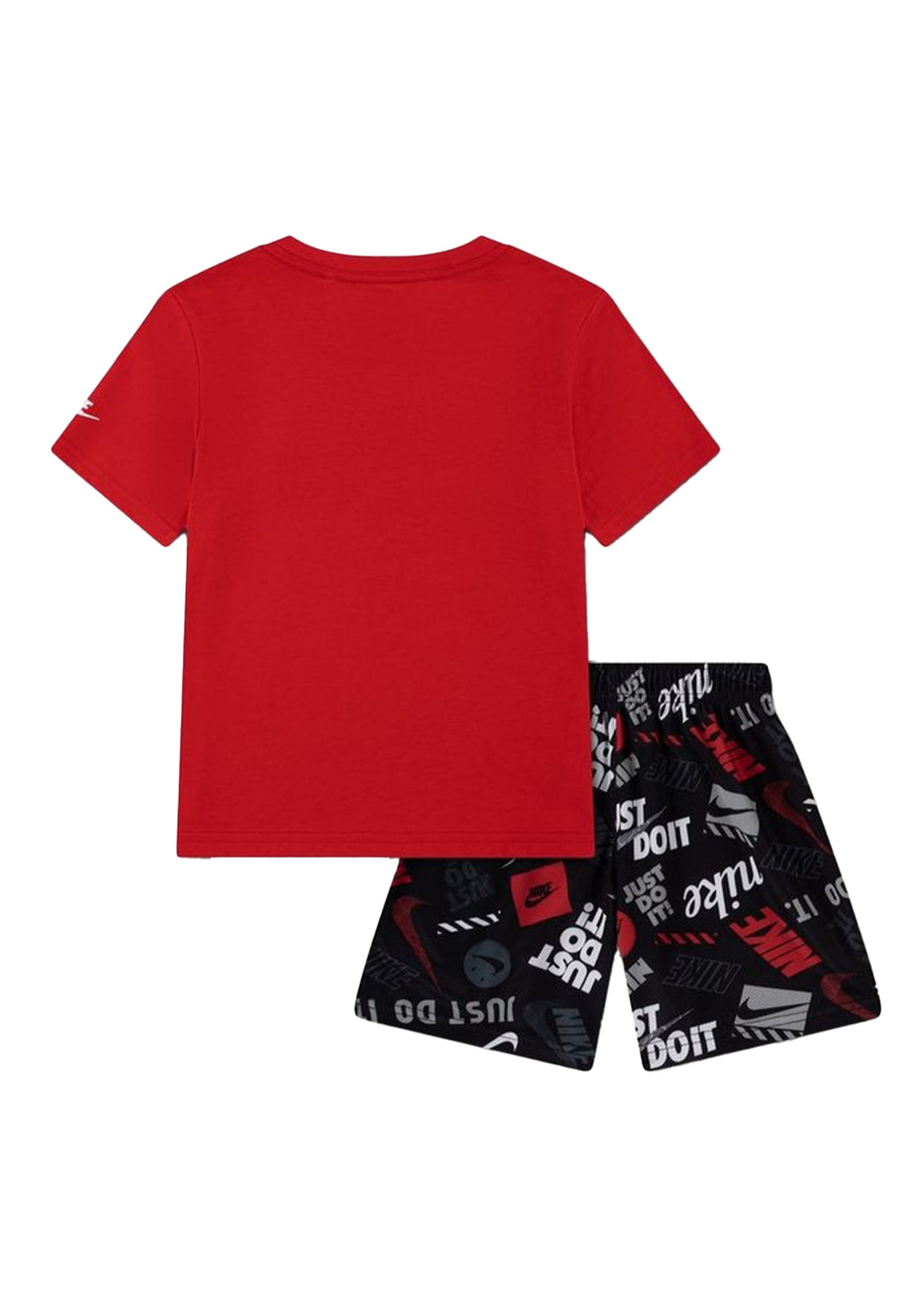 Completo rosso-nero per bambino