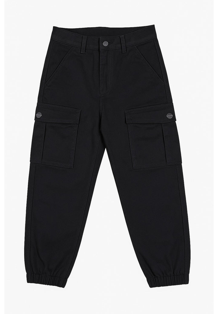 Pantalone cargo nero per bambino