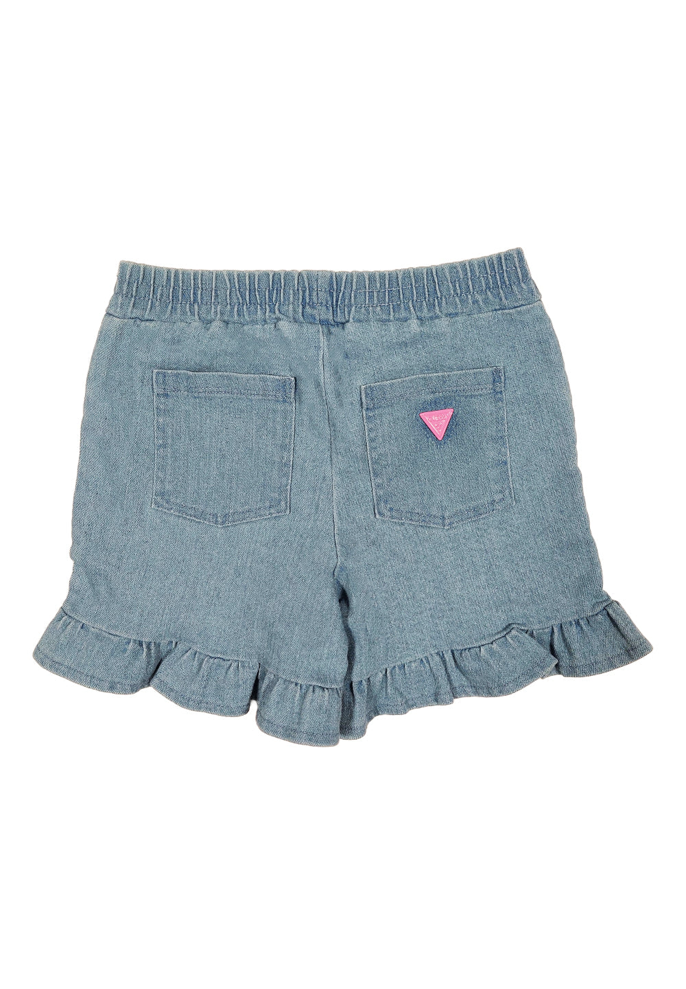 Short denim blu per bambina