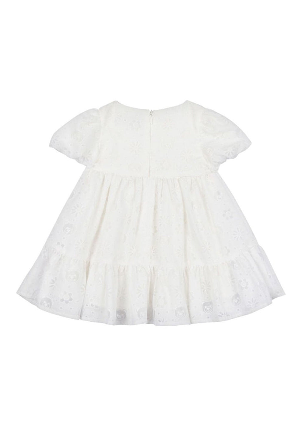 Weißes Kleid für Babymädchen