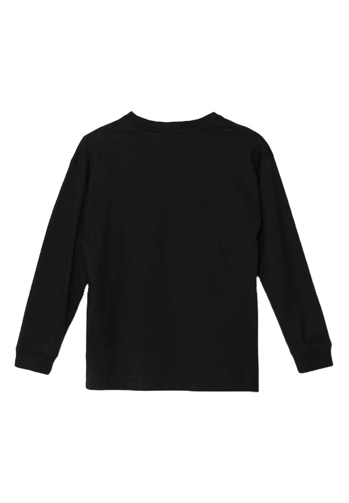 T-shirt nera per bambino