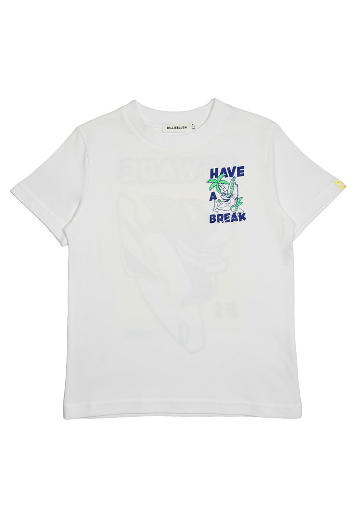 T-shirt bianca per bambino