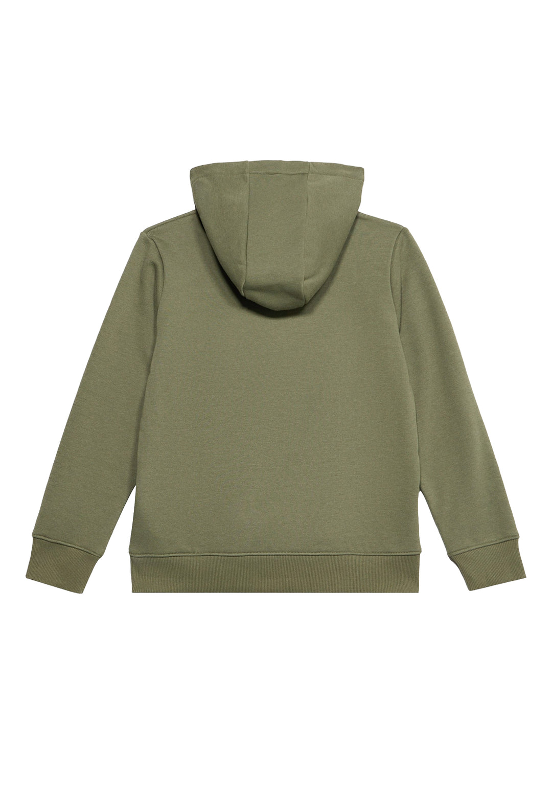 Felpa cappuccio verde per bambino