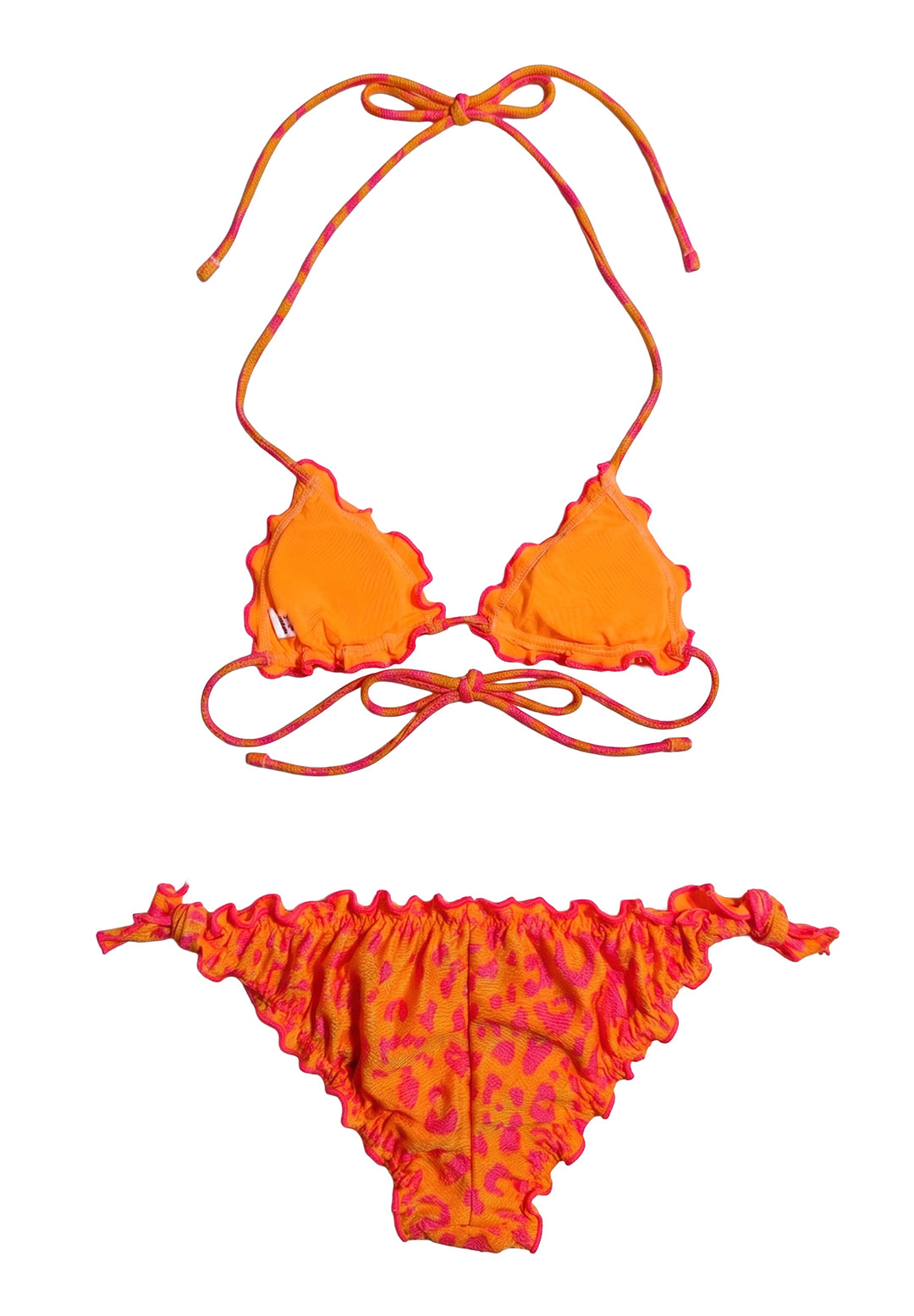 Costume bikini arancione per bambina