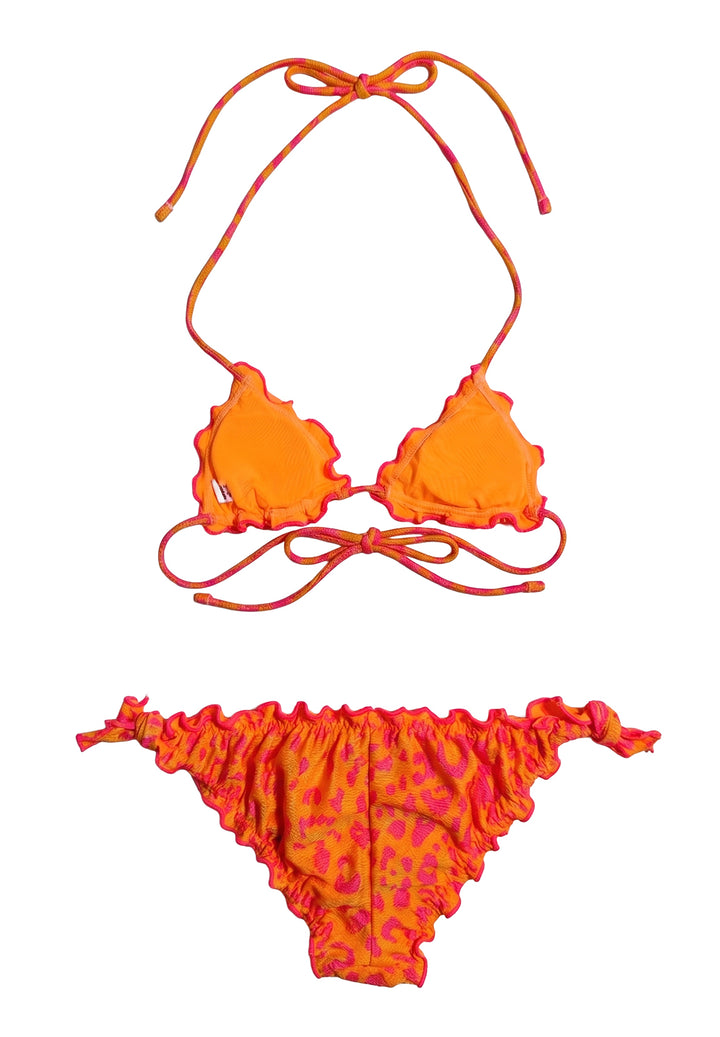 Costume bikini arancione per bambina