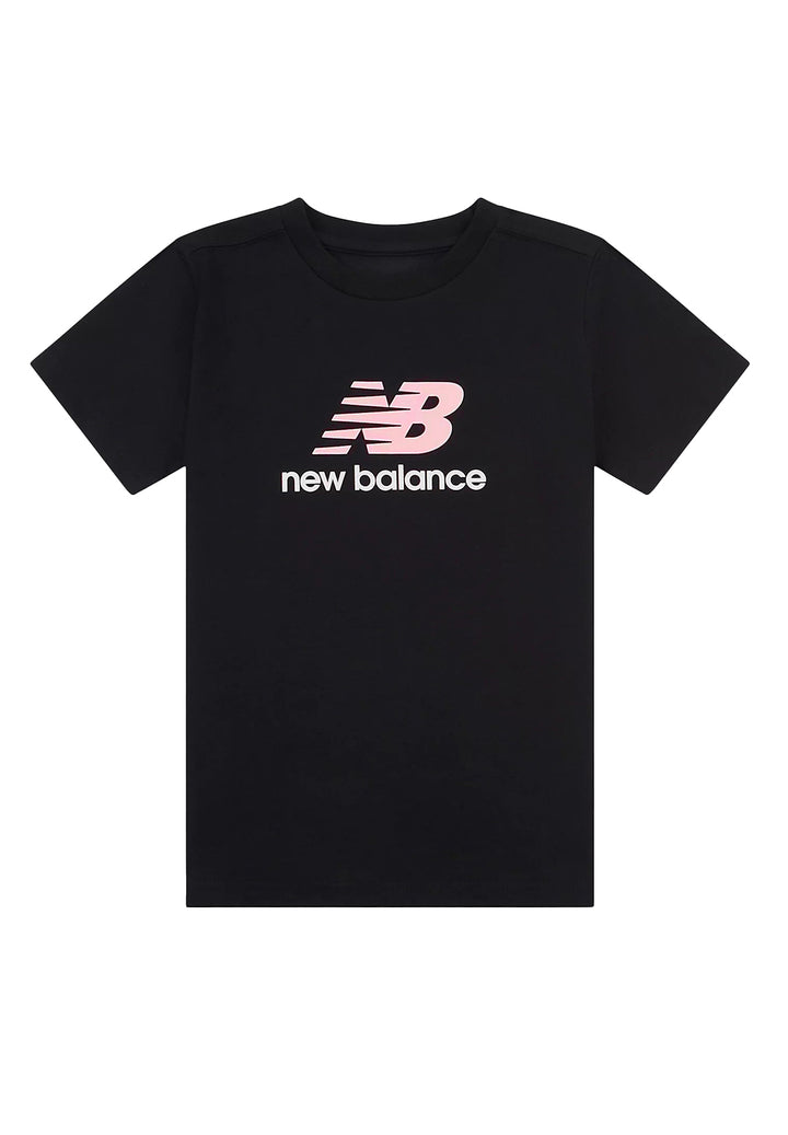 T-shirt nera per bambina