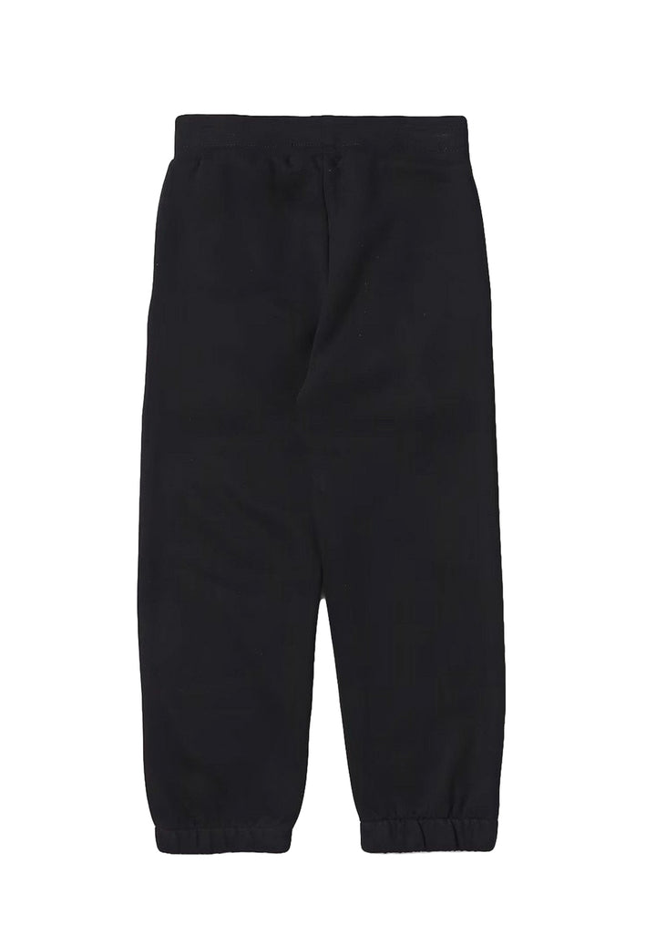 Black fleece trousers for boy