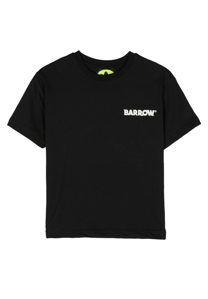 T-shirt nera per bambino