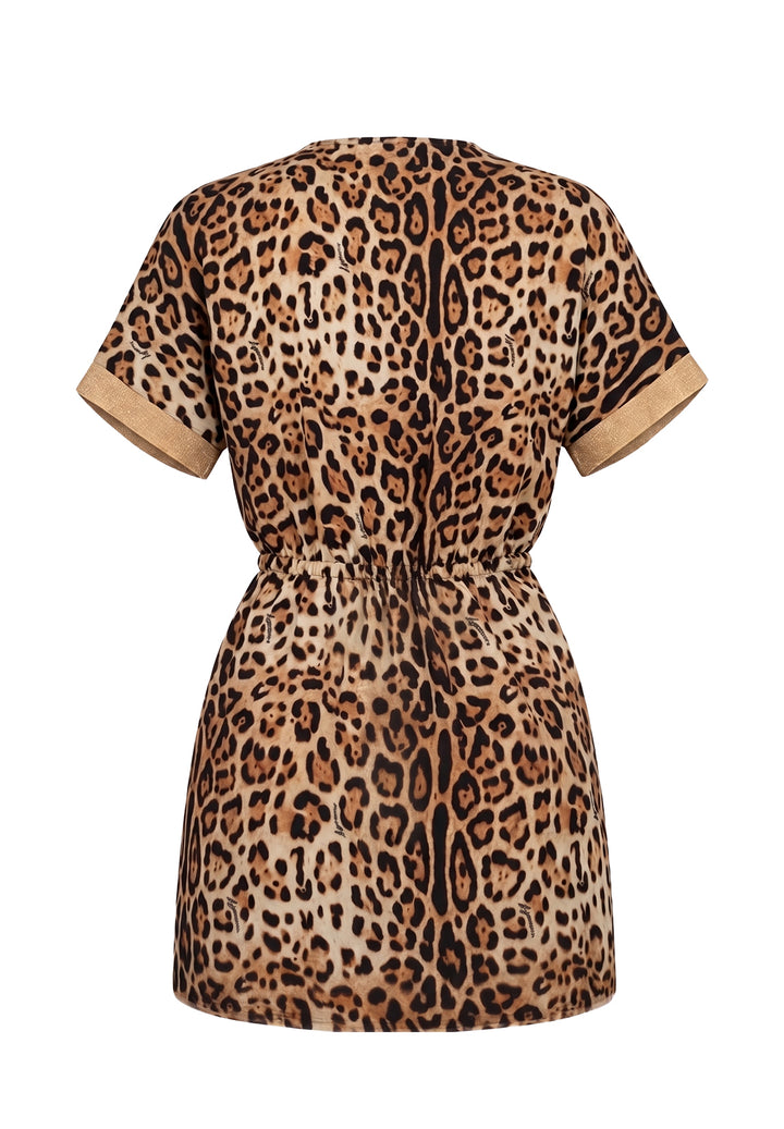 Copricostume leopardato per bambina
