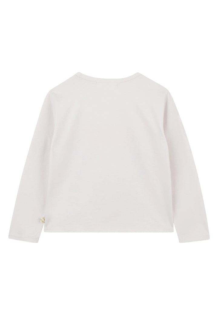 T-shirt bianca per bambina