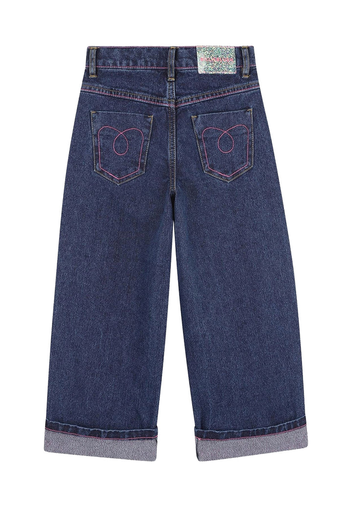 Jeans blu denim per bambina