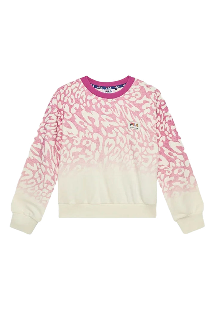 Multicolor crewneck sweatshirt for girls