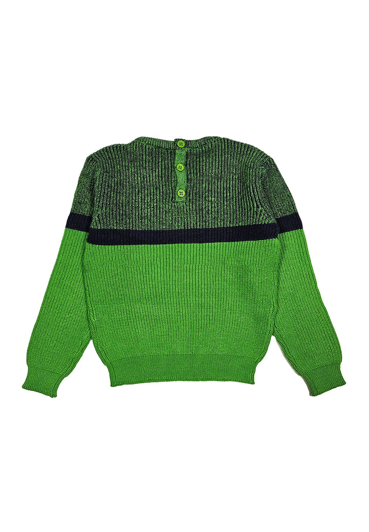 Green sweater for newborn