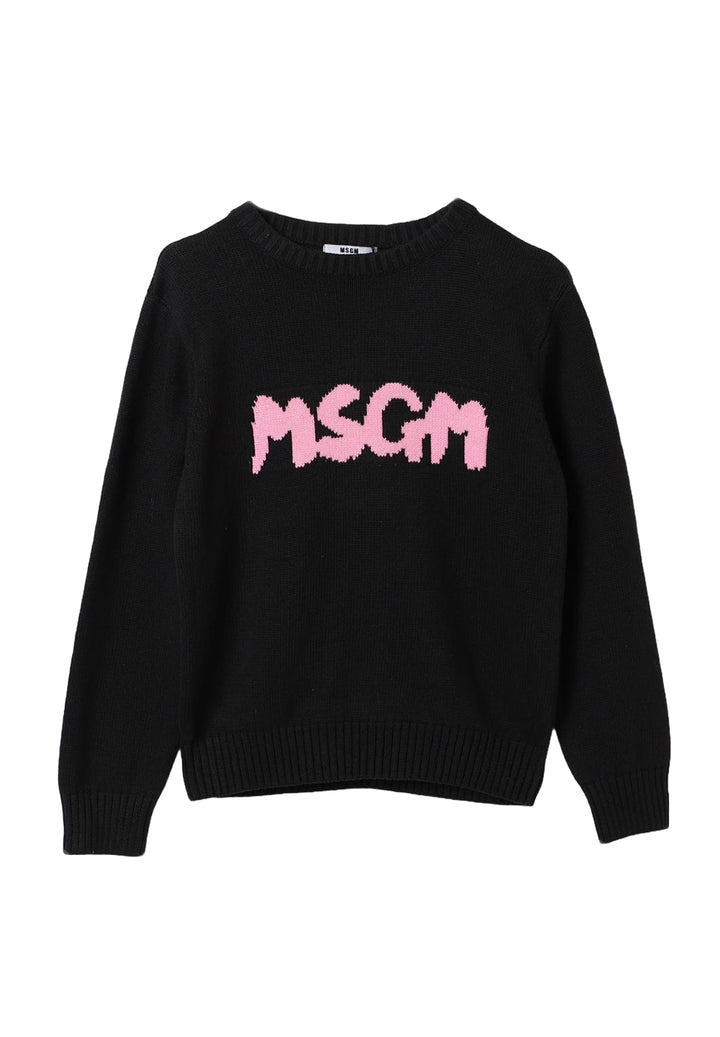 Maglione nero per bambina