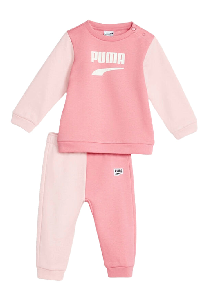 Pink sweatshirt set for baby girl