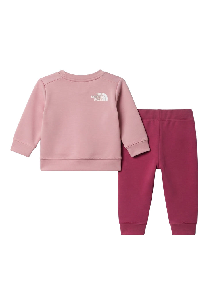 Completo felpa rosa-fuxia per neonata