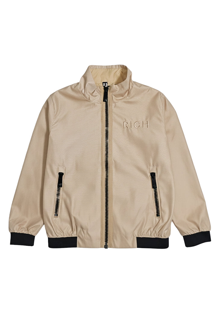 Giubbino beige per bambino
