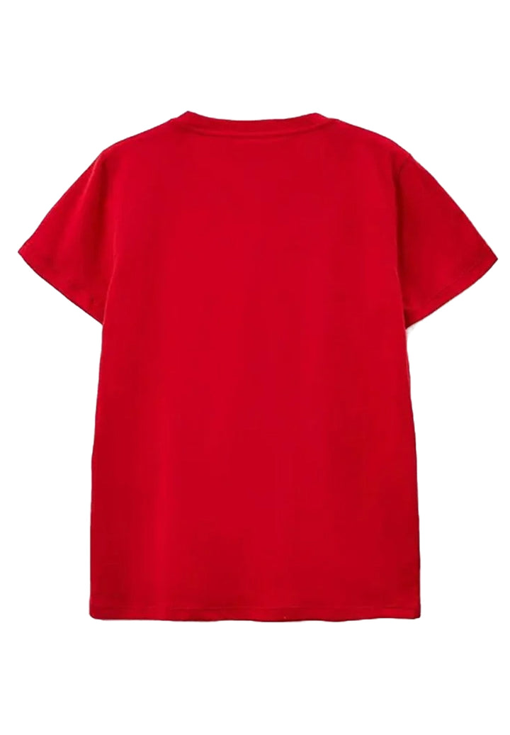 T-shirt rossa per bambino