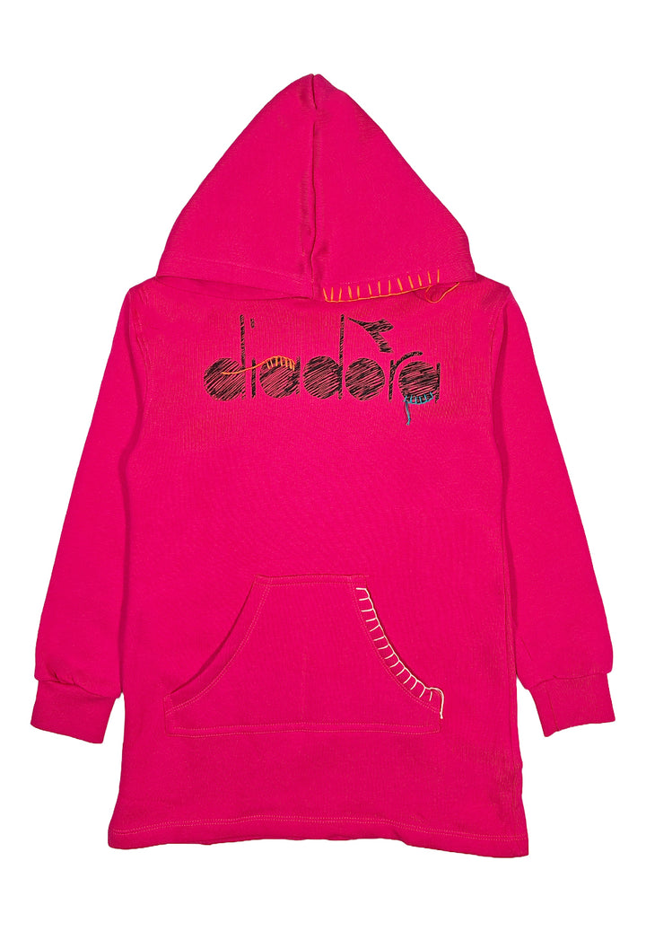 Maxi-Sweatshirt in Fuchsia für Mädchen