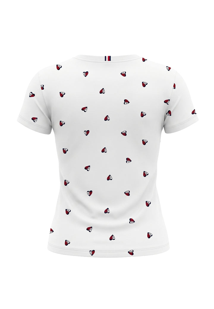 T-shirt bianca per bambina