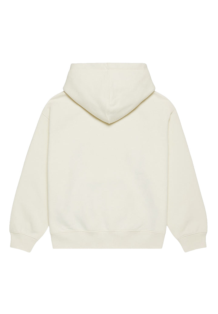 Felpa cappucio crema per bambino