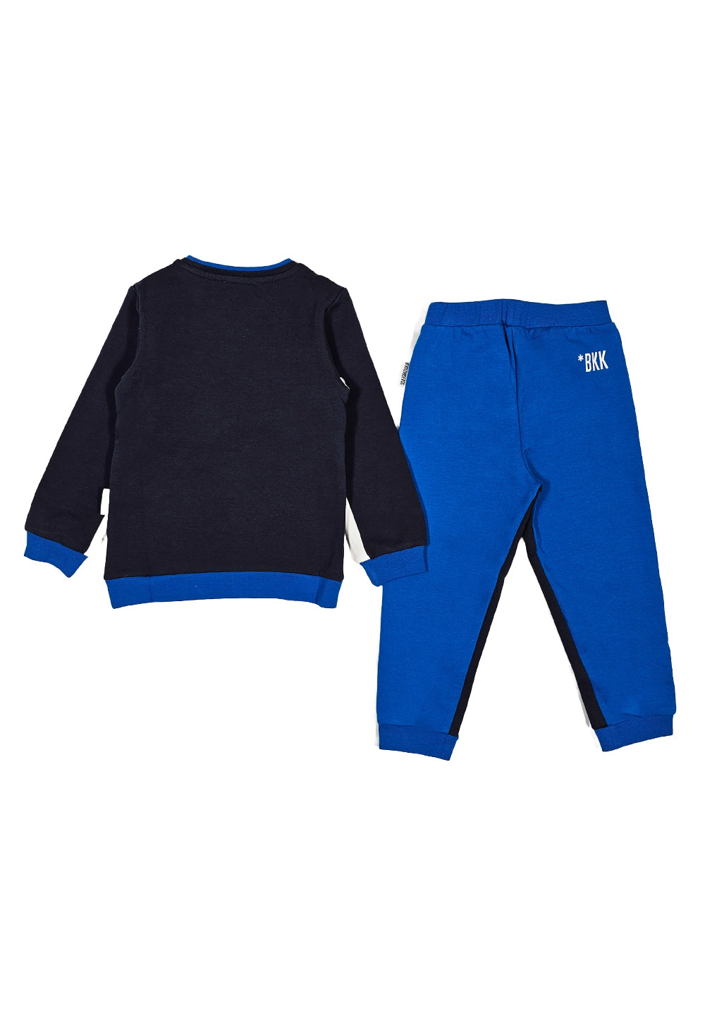 Blaues Sweatshirt-Set für Neugeborene