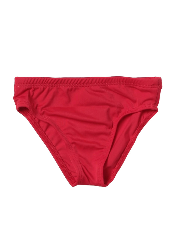 Costume slip rosso per bambino