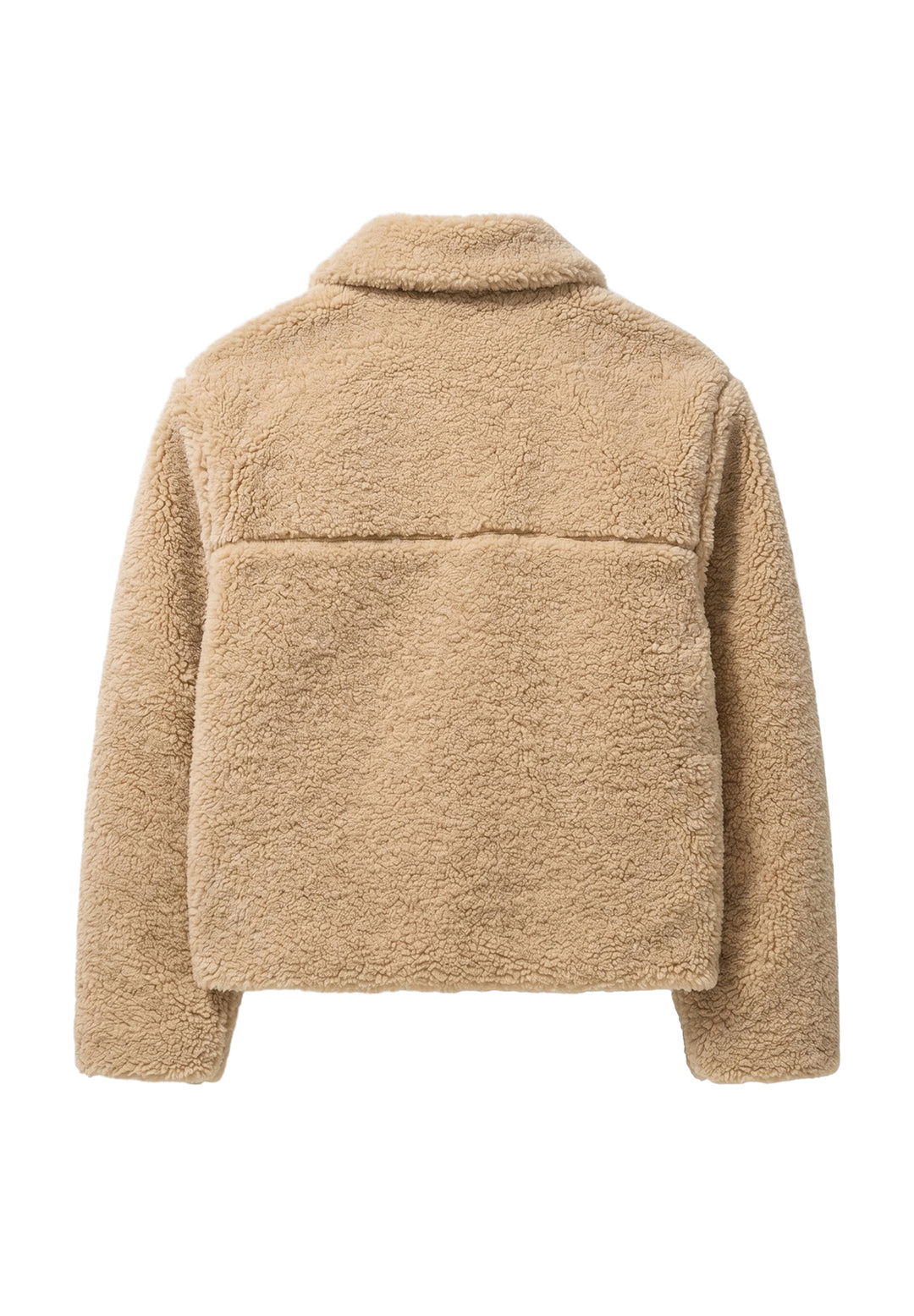 Giubbotto teddy marrone per bambino