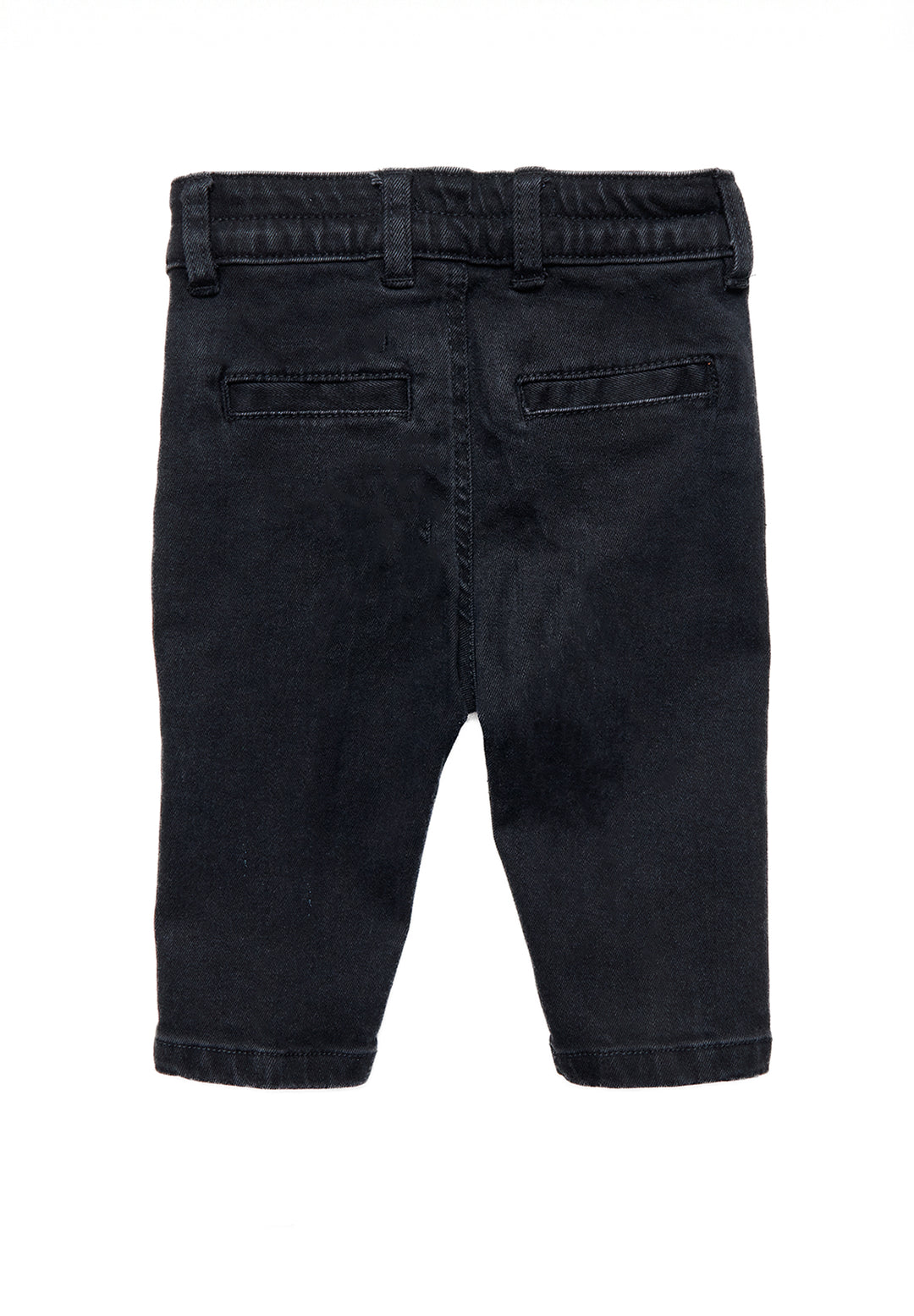Jeans nero denim per neonato
