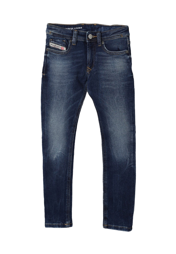 Jeans blu denim per bambino