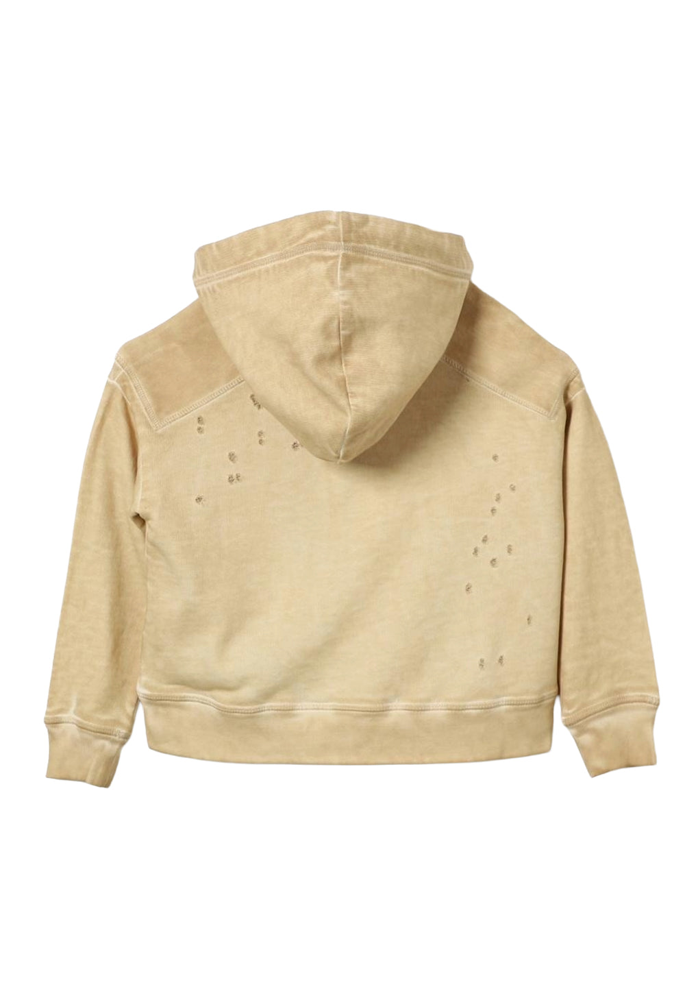 Felpa cappuccio beige per bambino