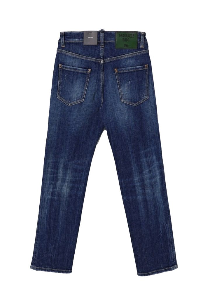 Jeans blu denim per bambino