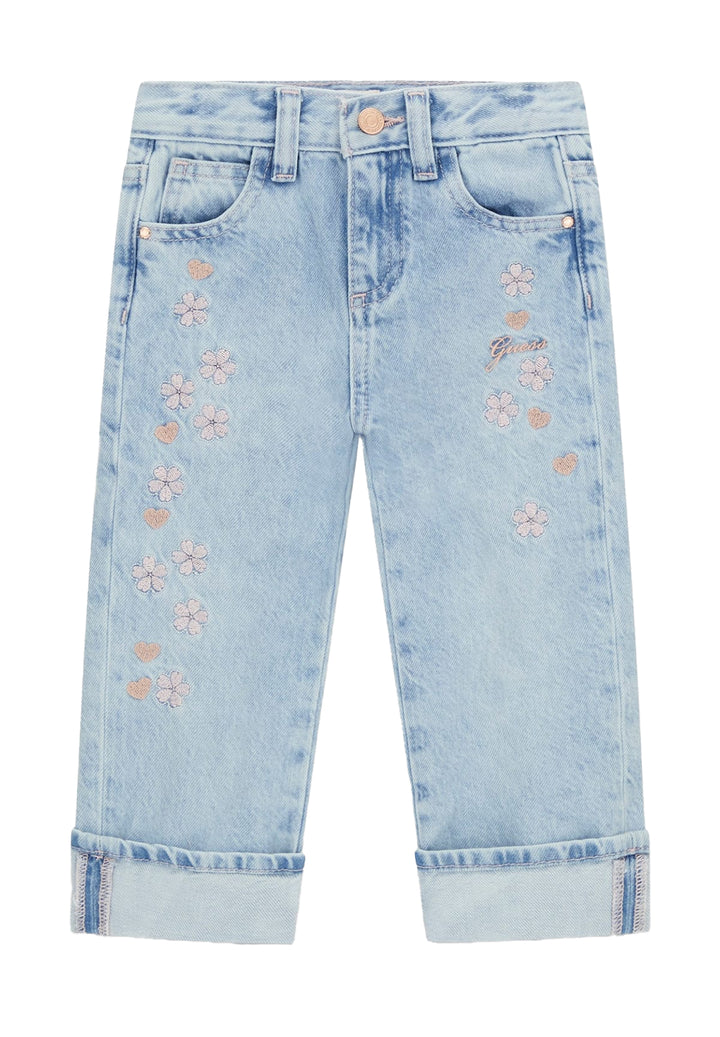 Jeans blu denim chiaro per bambina