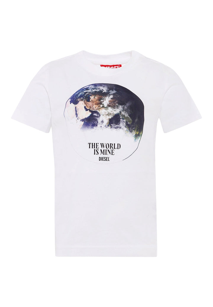 T-shirt bianca per bambino