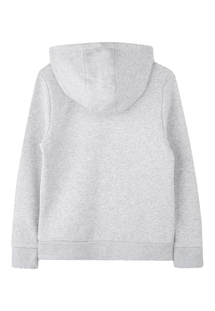 Felpa cappuccio grigia per bambino