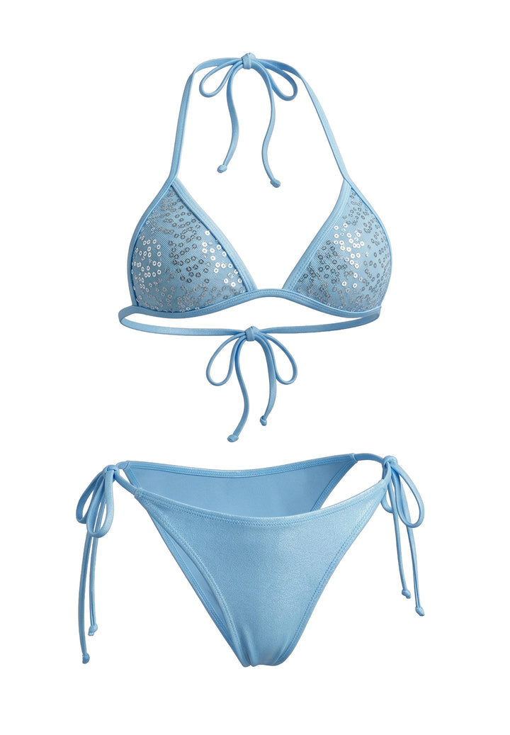 Costume celeste per bambina