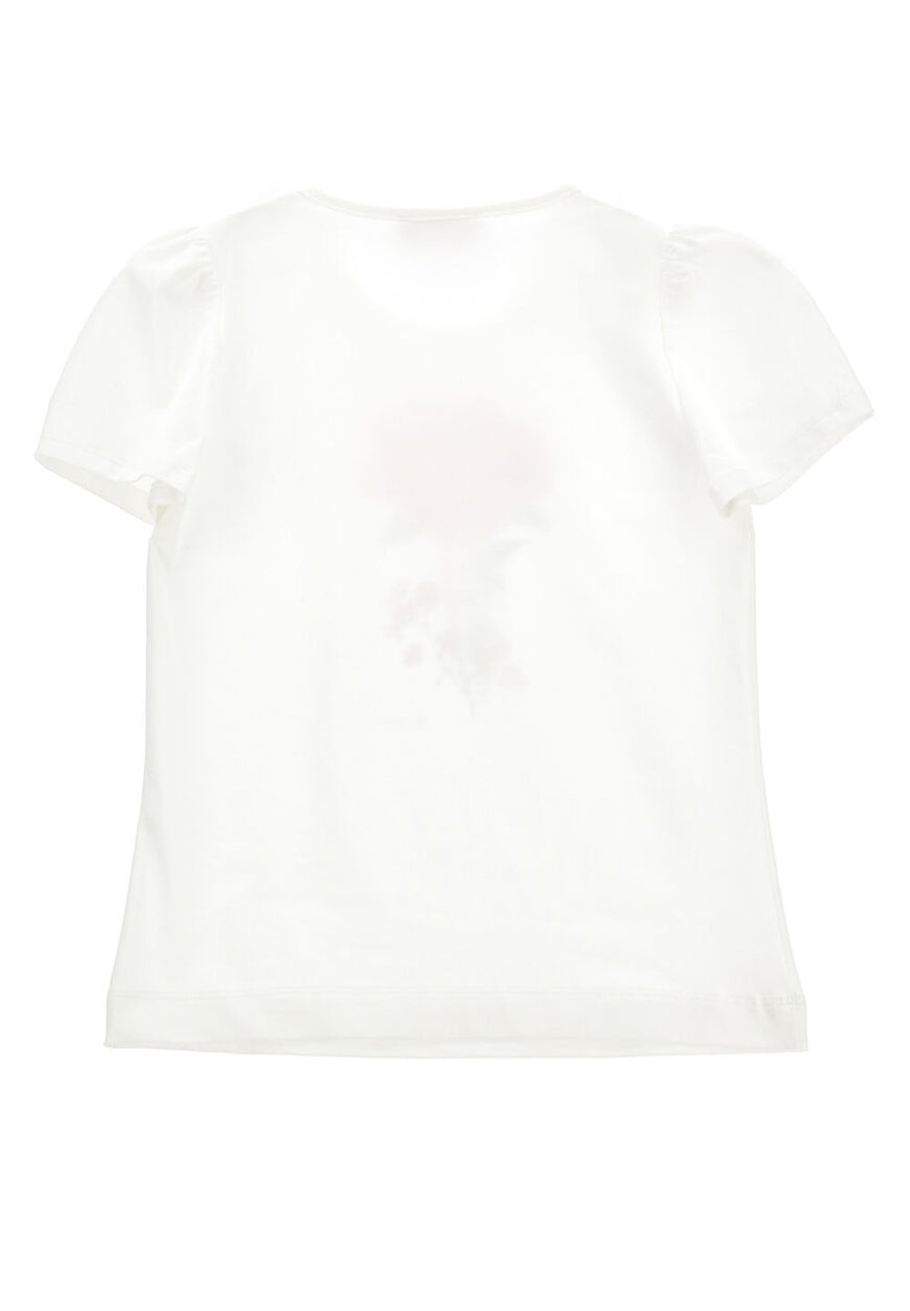 T-shirt bianca per bambina