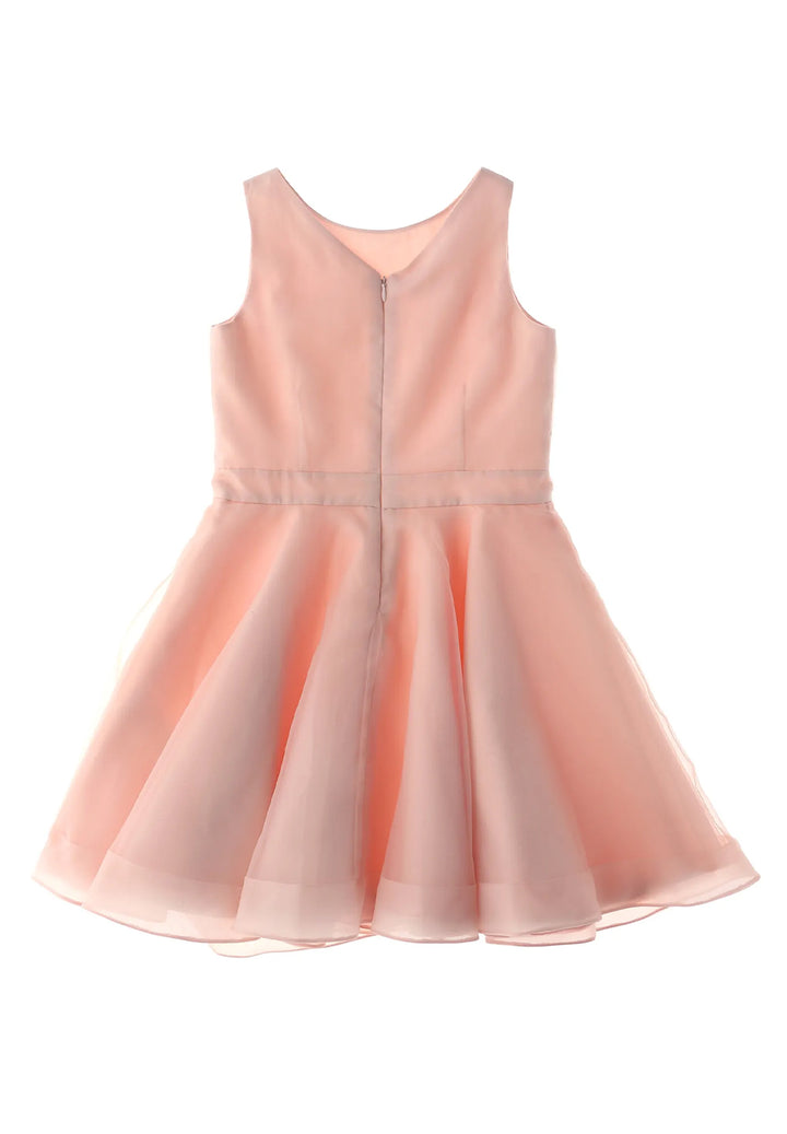 Vestito tulle rosa per bambina